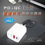 【N DR.AV聖岡科技】 PD+QC 20W TYPE-C + USB