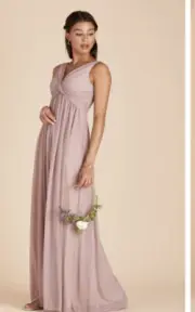 Birdy Grey Lianna Bridesmaids Dress Color Mauve 2XL Brand New