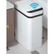 Skinny Trash Can Automatic Touchless - 4 Gallons Motion Sensor Bathroom Trash...