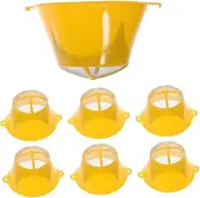 Gadpiparty 10Pcs Reusable Paint Filter Strainer for Oil Paints Mesh Paint Filter for Art Craft and Home Projects