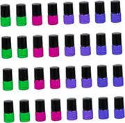 CLISPEED 40pcs Refillable Roller Bottles for Perfume and Essential Oils Compact and Lightweight Design Leak-resistant Beauty Containers for and Storage