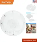 Compact 8-Inch Lazy Susan with Smooth Rotation - Ideal for Spice Racks & Crafts