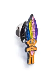 [Laser Kitten] Sparkles The Troll Enamel Pin