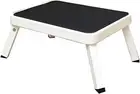 Step Stool, Folding One Step Ladder, Stable Foldable Footstool Platform Step Sto