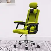 Computer Chair Home Office Chair Game Gaming Chair Backrest Boss Chair Lift Rotating Seat Comfortable Chair (Color : Latex with footrest Black) Interesting