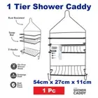 Shower Shelf Caddy Corner Shelves Storage Rack Organiser Kitchen Bathroom 1 Tier
