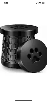 NEW Vamvo Portable Retractable Telescopic Collapsible Blk Camping Concert Stool