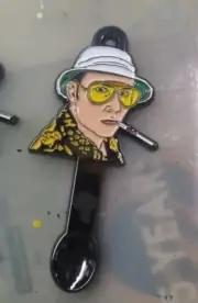 Hunter S. Thompson Fear and Loathing Las Vegas hemp necklace scoop tool
