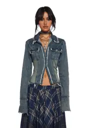[Current Mood] Ferris Wheel Date Denim Top