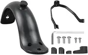 Baceyong Rear Fender Mudguard & Bracket for Xiaomi M365/ M365 Pro Scooter, Black Plastic, Rear Outer