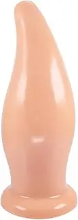 Giant Anal Plug with Suction Cup Prostate Massager Anal Butt Plug Large Anal Beads Anal Dildo Anus Dilator Sex Toy For Men and Women(Fleisch)