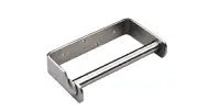 Metlam Single Toilet Roll Holder Brushed Aluminium