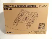 ICY DOCK EZ-FIT LITE DUAL 2.5" TO 3.5" HARD DRIVE & SSD BRACKET MB290SP-B