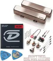 EMG Robert Trujillo RT Rip Tide Set Brushed Chrome Jazz J Pickups ( STRINGS )