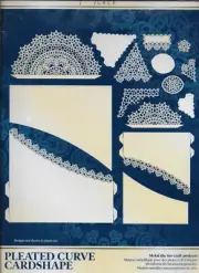 TATTERED LACE Cutting Die - PLEATED CURVE CARDSHAPE
