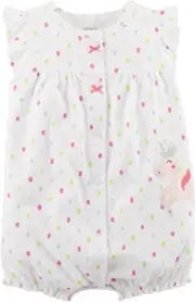 Carter's Baby Girl ~ Romper ~ 3M ~ New w/tag