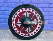 Medieval Handmade Wooden Viking Shield Battle Worn Shield Uhtred Last Kingdom
