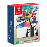 Nintendo Switch OLED Model White Super Mario Bros. Wonder + NSO 12 Months Hardware Bundle