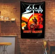 Tapestry Germany Thrash Metal Flag Agent Orange 120x180CM
