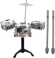 1 Set Mini Drum Kit for Durable Percussion Instrument Early Musical Development Realistic Jazz Drum with Sound Effects for Boys
