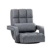 Artiss Floor Chair Lazy Sofa Grey