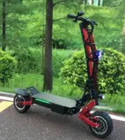 FLJ 3200w/60v Two Wheel 11in. Folding Off Road Electric Scooter FAST NEW