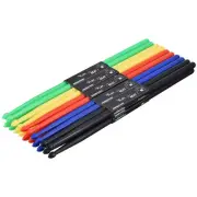 10 Pairs Wood Drumstick Anti Slip Handle Grips 5A Drum Stick Wood Tip