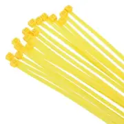 50PCS Cable Zip Tie 12 Inch Nylon Wire Tie with 50LBS Tensile Strength Yellow