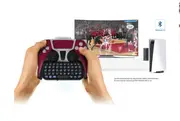 2024 Gaming Wireless 3.0 Keyboard 3.5mm Controller for PS5 PlayStation 5 DualSense Gamepad Mini Keypad Built-in Speaker