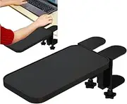 Elbow Rest for Desk,Adjustable Arm Support Keyboard Pad Tray | Metal Elbow Pad Comfortable Armrest Table Extender for Laptop Home Work