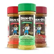 Dan-O's Seasoning Variety Bundle Original Chipotle, Spicy danos 3.5 oz - 3 Pack