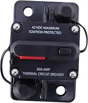 Angoily Car Fuse Trolling Motor Circuit Breaker Circuit Breaker Boat Trolling Car Auto Reset Fuse Inverter Air Circuit Breaker Auto 30 Amp Breaker Circuit Breaker for Truck Plastic