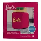 Barbie Hot Pink & Gold 6 Can Mini Fridge Thermoelectric Cooler 4 Liter Brand NEW