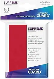 Ultimate Guard UGD010802 Sleeves Supreme UX Standard Size Red (50) Accessories