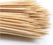 200PCS 6 Inch Bamboo Skewers for BBQ, Appetiser, Fruit, Cocktail, Kabob, Craftin