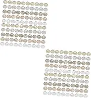 TEHAUX Sets Metal Jewelry Charm Spacer Caps Mm DIY Flower Bead Caps End for Necklace Bracelet Assorted Colors Jewelry Making Pcs