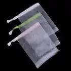 Nylon soap net small drawstring exfoliating mesh soap saver pouch bag sack S;;b