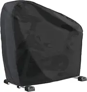 WOMACO Exercise Bike Cover Waterproof Dustproof Upright Indoor Cycling Protector Stationary Recumbent Bicycle Protective Covers for Outdoor Protection (Black, 48" L x 23" W x 56" H)