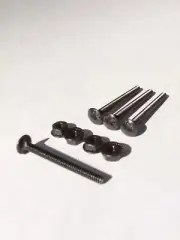 CARRIAGE BOLTS JOYSTICK 2" Black Oxide 10-24 arcade game control panel ipac