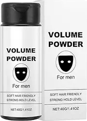 Hair Texture Powder - Natural Look Easy to Apply Mens Styling Powder - Portable Hairstyle Volume Grooming Products for Business Trips, Appointments