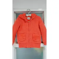 在飛比找蝦皮購物優惠-boboli 西班牙台灣專櫃品牌 嬰幼童 針織外套 橘色外套