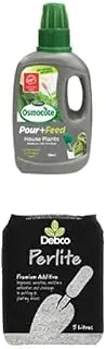 Scotts Osmocote Pour and Feed House Plants (500ml) + Debco Perlite Additive (5L)