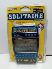 Radica Klondike Solitaire Electronic Hand-Held Portable Game 2320 New 1995 Works