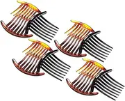 MUSISALY 12Pcs Hair Side Combs for Women Tooth Hair Combs Multi Color for Styling Parties Weddings Daily Use
