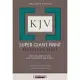 King James Version Super Giant Print Reference Bible: Flexisoft, Turquoise