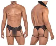 CandyMan 99792 Mesh Garter Thongs NEW Mens Underwear
