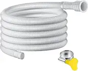 Compatible for Drain Hose Extension Set Washing Machine Hose 10Ft, Include Bracket Hose Connector and Hose Clamps Drain Hoses Or Air Condition(5 Meters)