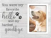 SteadStyle Dog Memorial Gifts for Loss of Dog, Pet Memorial Gifts, Sympathy Gifts for Loss of Dog, Pet Remembrance Gift, Dog Picture Frame, Pet Loss Gifts 4x6 in Photo