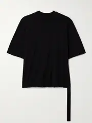 [Rick Owens] Rick Owens - Walrus Paneled Cotton-jersey T-shirt - Black - One size One size Black