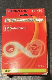 Porelon lift off correction tape for use in IBM Selectric II part #11410